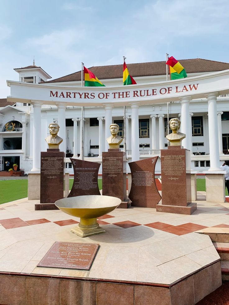 Supreme Court of Ghana — Martyrs of the Rule of Law monument