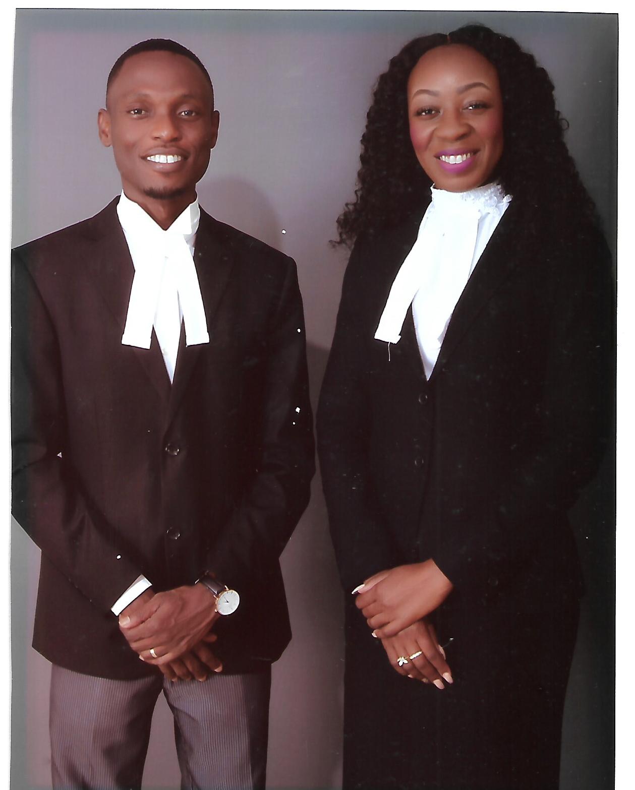 Founding partners Dodzi Dzidula and Mame Nyarkoa Boateng in court robes